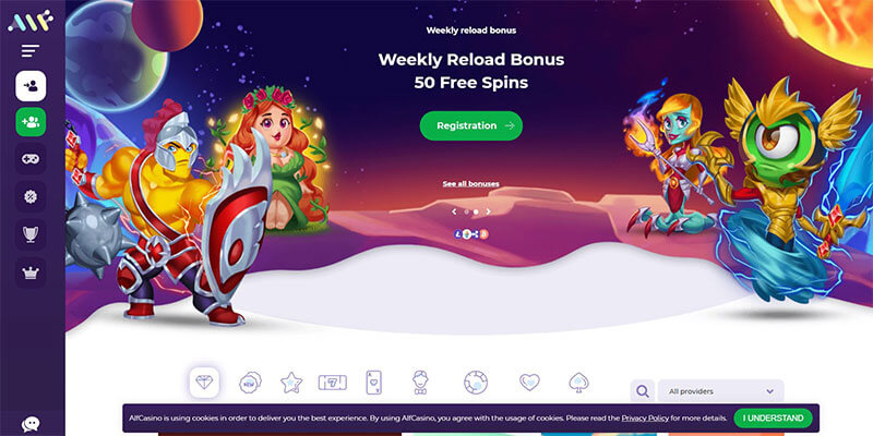 alfcasino homepage