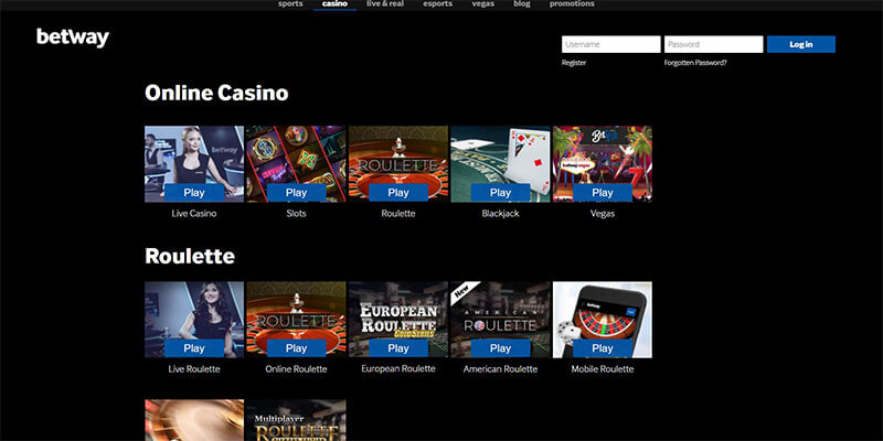 betway games