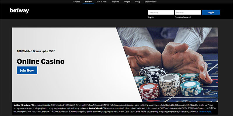 betway homepage