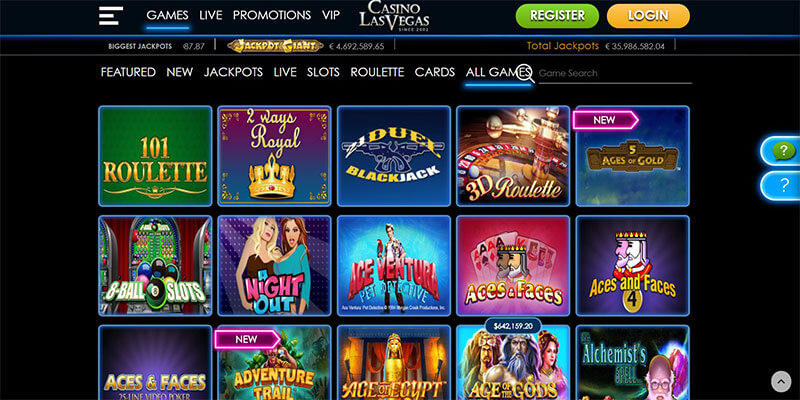 casino las vegas games