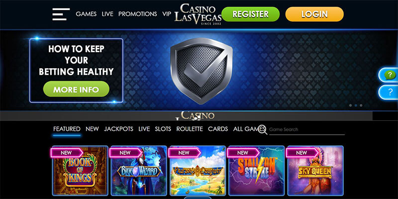 casino las vegas homepage