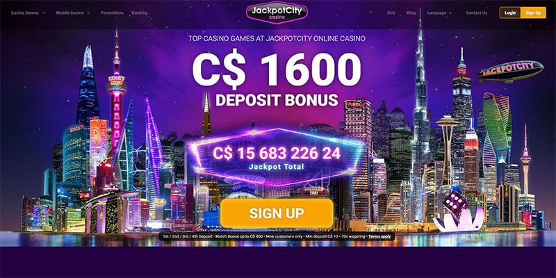 jackpotcity homepage