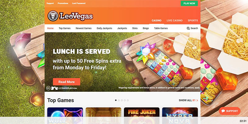 leovegas homepage