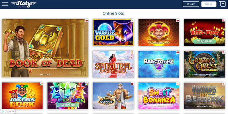 sloty casino games