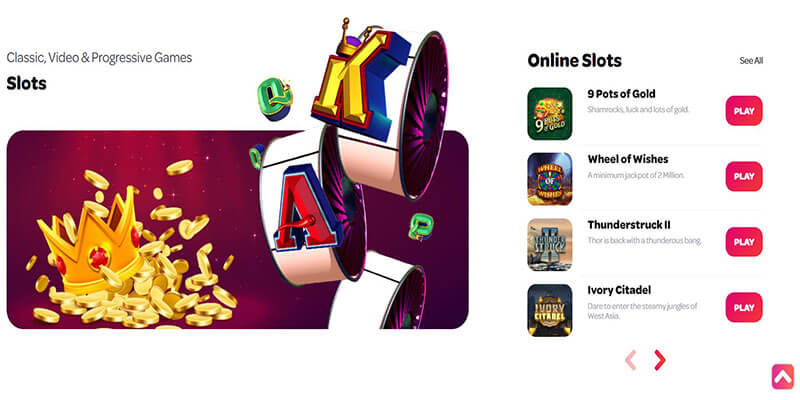 spin casino games