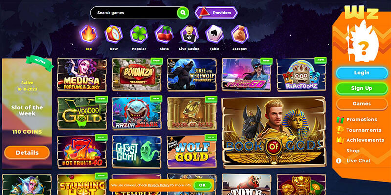 wazamba games